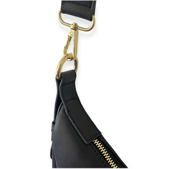 JULES KAE Zola Bag Vegan Shoulder Bag Adjustable Strap Black - Picture 6 of 15